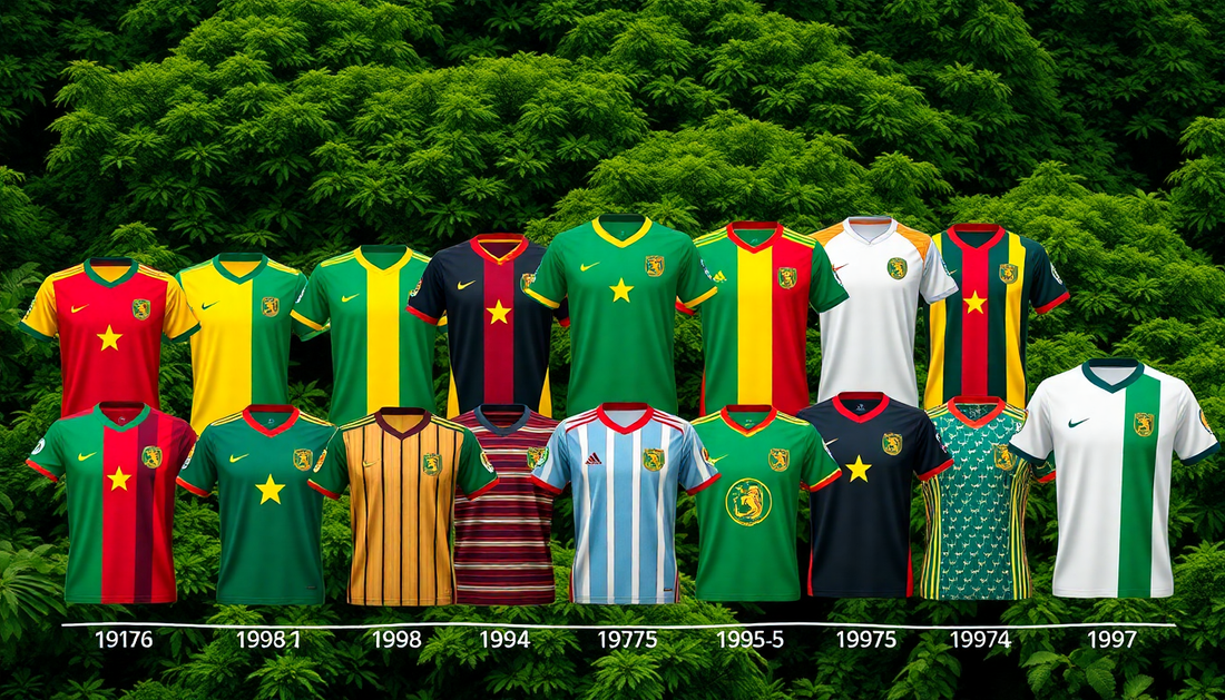 L'évolution des maillots de l'équipe nationale du Cameroun : Une histoire de fierté et de tradition