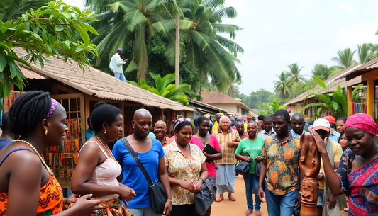 Cameroon Marketplace Le Cameroun, un pays d'Afrique centrale, est connu pour sa diversité culturelle, ses paysages époustouflants et son potentiel touristique inexploité. Bien que le tourisme ne soit pas encore un secteur économique majeur dans le pays, s