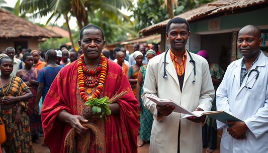 Cameroon Marketplace La médecine traditionnelle face à la médecine moderne au Cameroun Dans un monde en constante évolution, la médecine traditionnelle et la médecine moderne coexistent au Cameroun, chacune apportant des perspectives uniques pour répondre