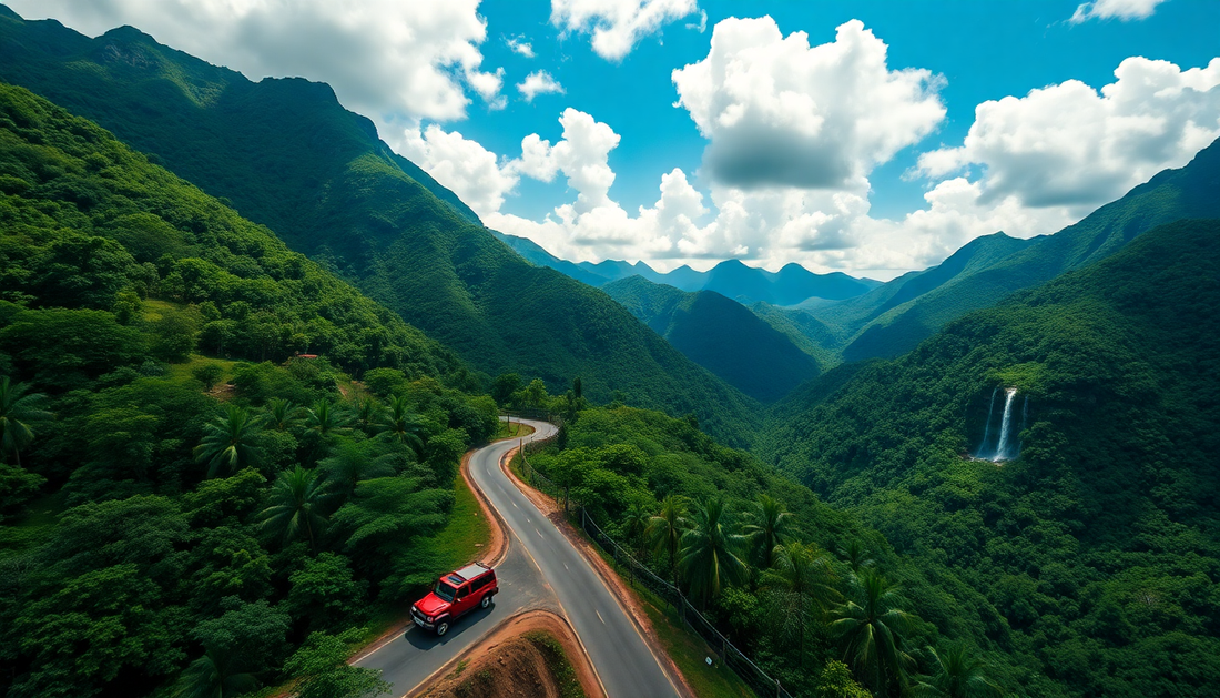 Cameroon Marketplace Les plus beaux road trips au Cameroun Découvrez les plus beaux road trips à travers le Cameroun, un pays aux paysages à couper le souffle. Que vous soyez amateur de nature sauvage, de montagnes majestueuses ou de villages authentiques