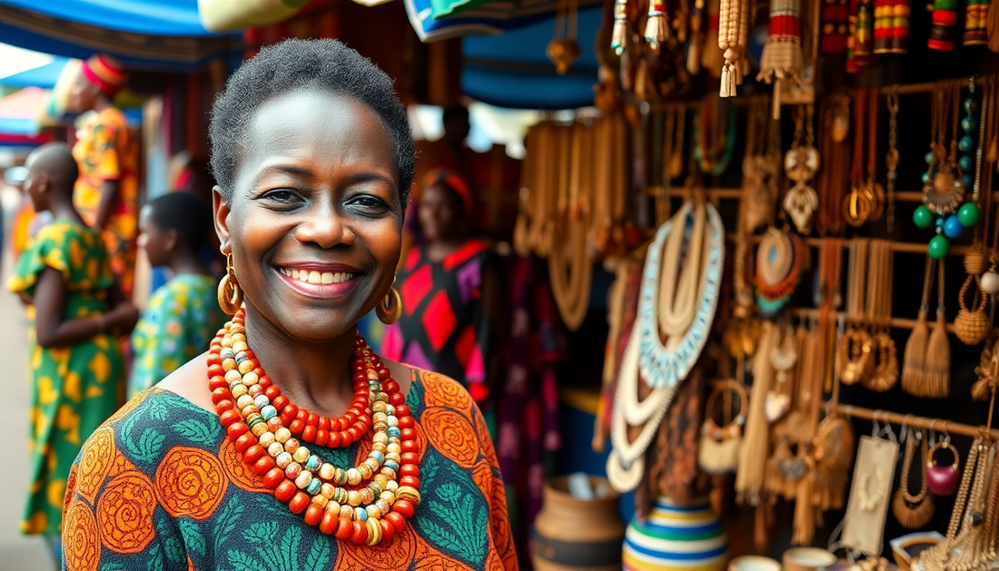 Cameroon Marketplace Comment Assortir Vos Bijoux Personnalisés pour les Événements Traditionnels Camerounais Vous avez commandé des bijoux sur mesure chez Crëazy Fashion à Yaoundé et vous ne savez pas comment les assortir pour vos événements traditionnels