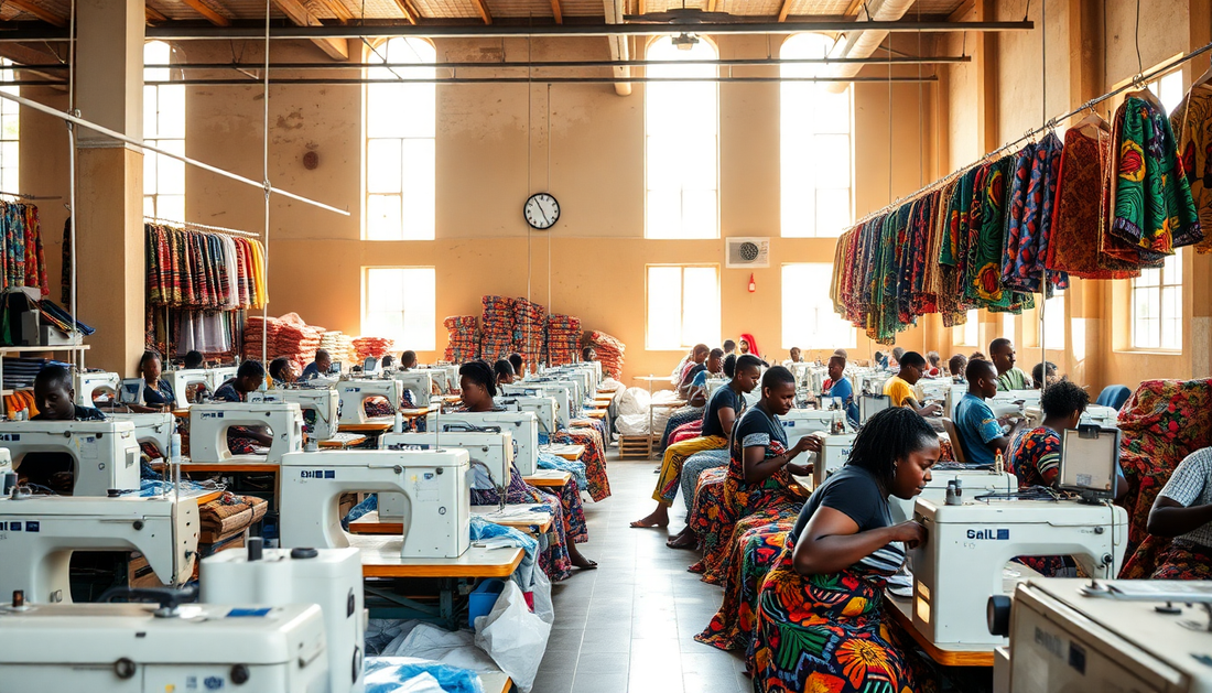 Cameroon Marketplace L'industrie textile et vestimentaire au Cameroun est à un tournant décisif. Alors que le pays fait face à de nombreux défis économiques, cette industrie représente une opportunité unique de stimuler la croissance, de créer des emplois