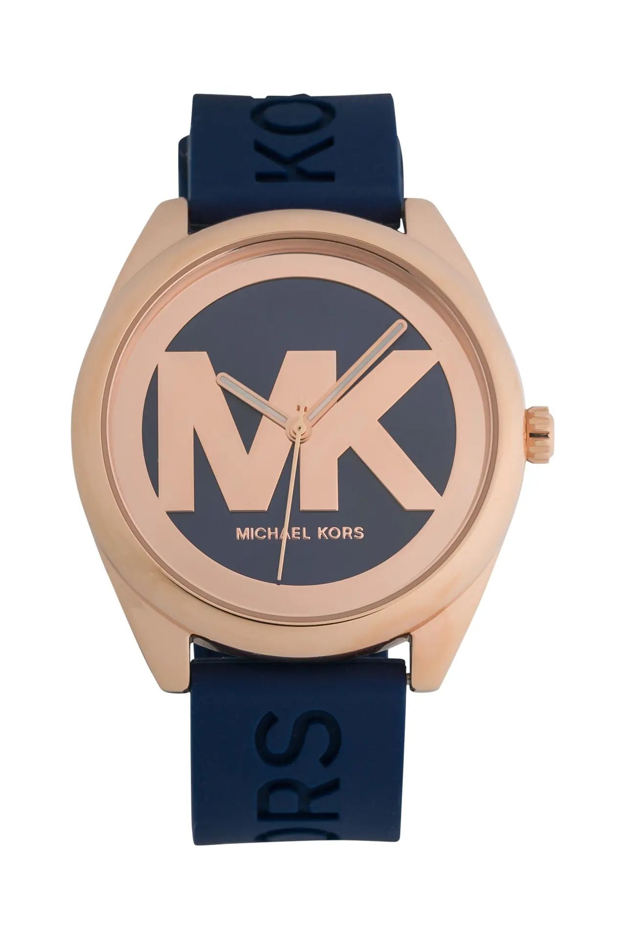 Montre Femme Michael Kors Cadran avec emblème d'étiquette couleur or rose