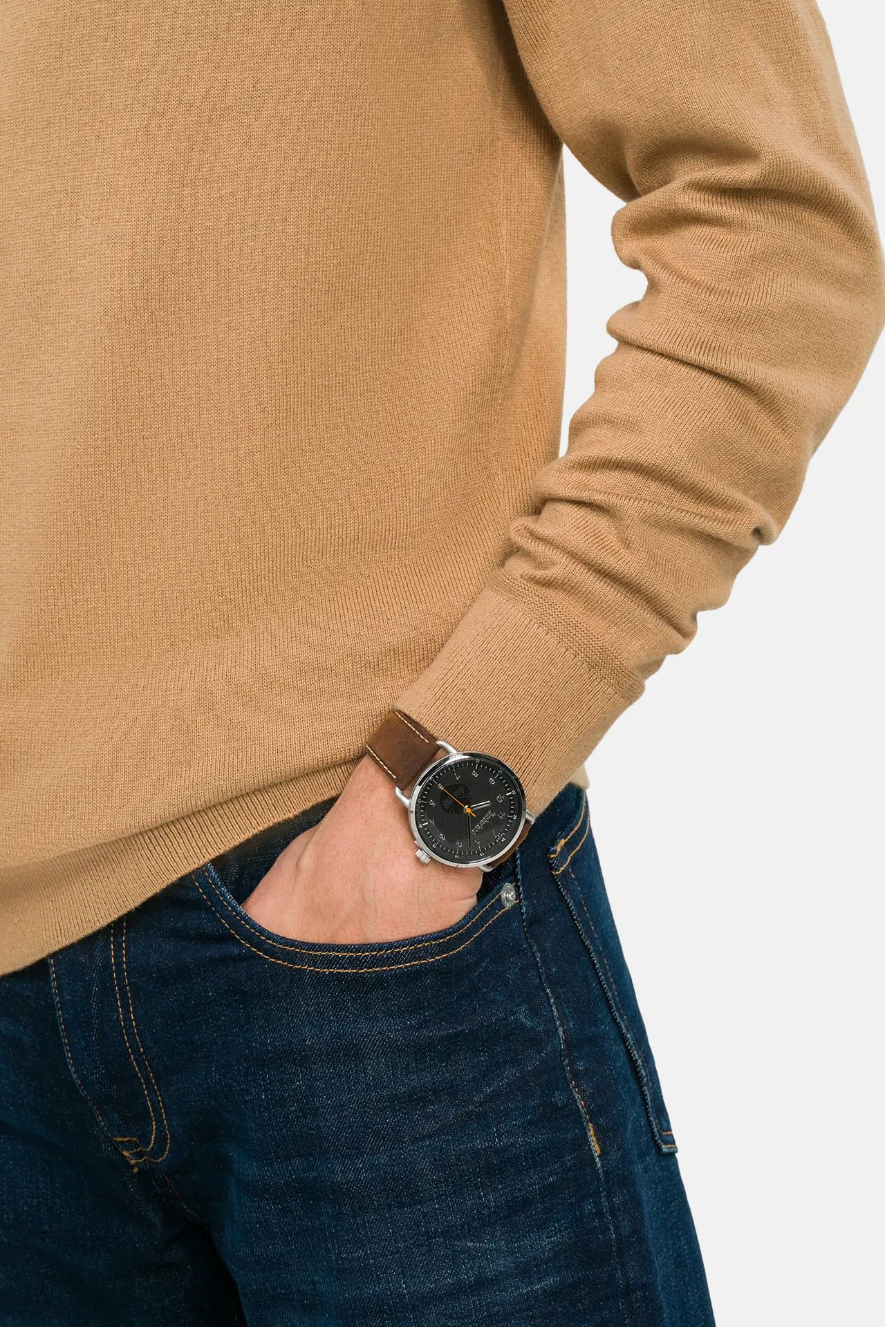 Montre Homme TIMBERLAND Montre-bracelet 'Robbinston' marron